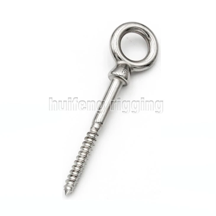Wood Screw Lag Thread Eye Bolt